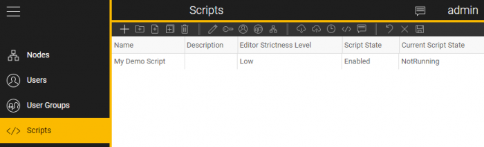 Script Interface