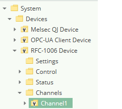 RFC1006 Channel Settings